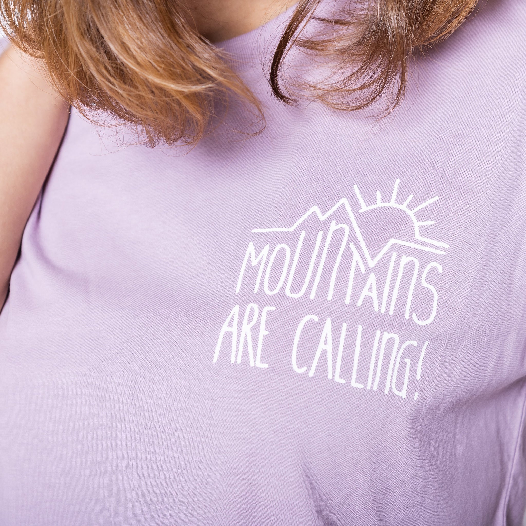 T- Shirt "Mountaincall" lilac petal