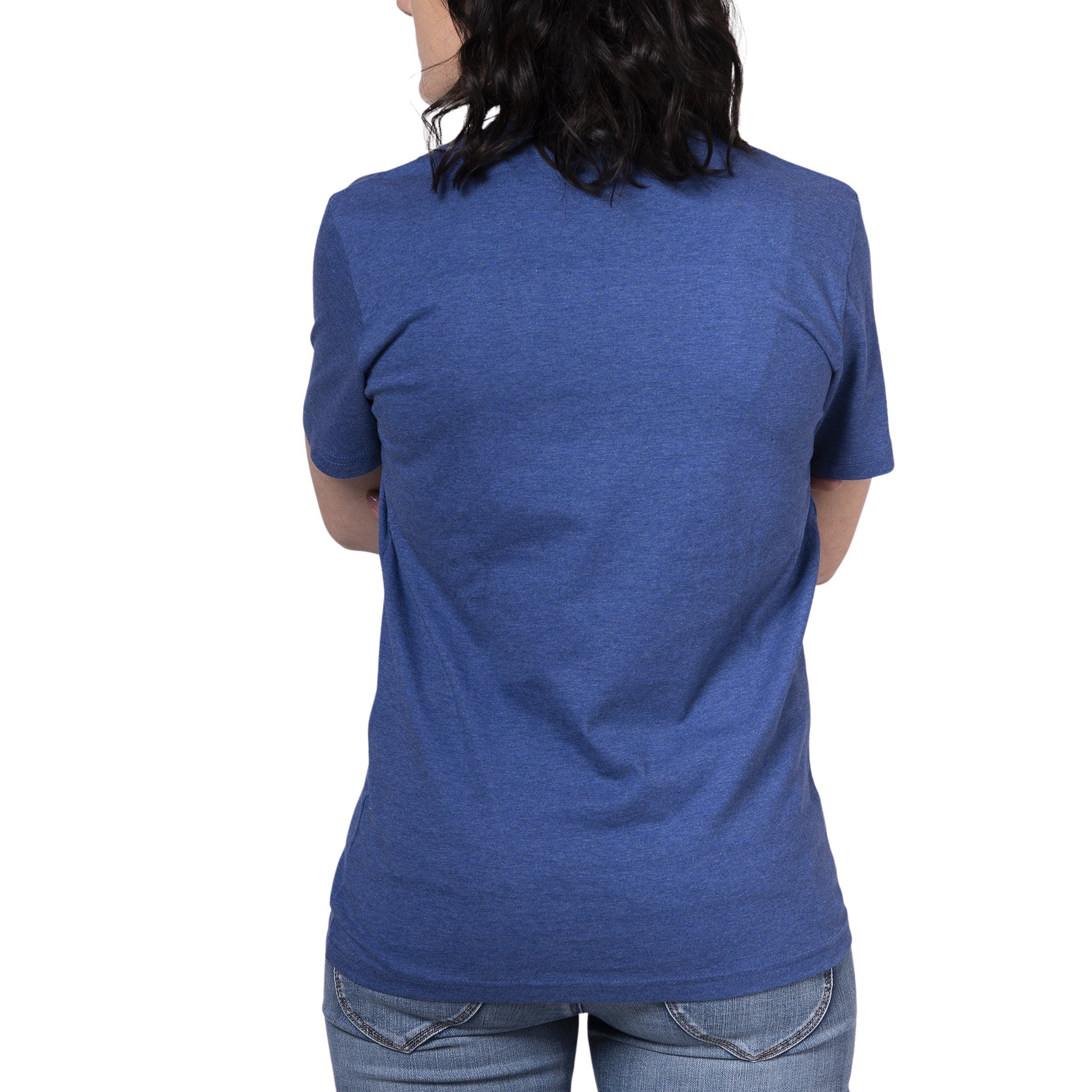 Ecolodge | Damen T- Shirt "Heartbeat" dark heather indigo