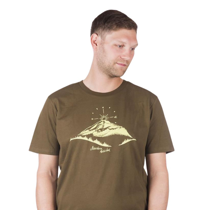 Ecolodge | T- Shirt "Mountain Love" british khaki